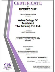 CPD Certified Course Asian College of Teachers (ACT)